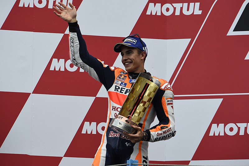 Podium: second place Marc Marquez, Repsol Honda Team