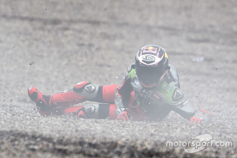 Nach Sturz im Nassen: Stefan Bradl verpasst MotoGP-Heimrennen