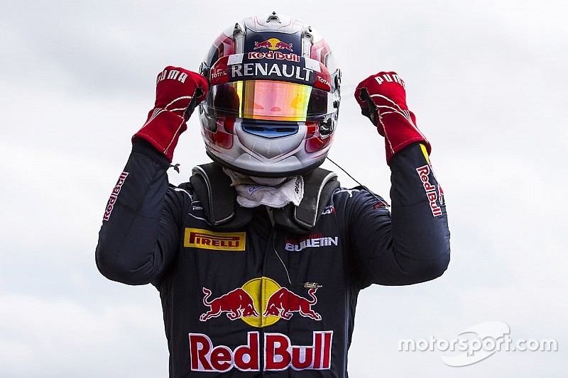 Winner Pierre Gasly, Prema Racing in parc ferme