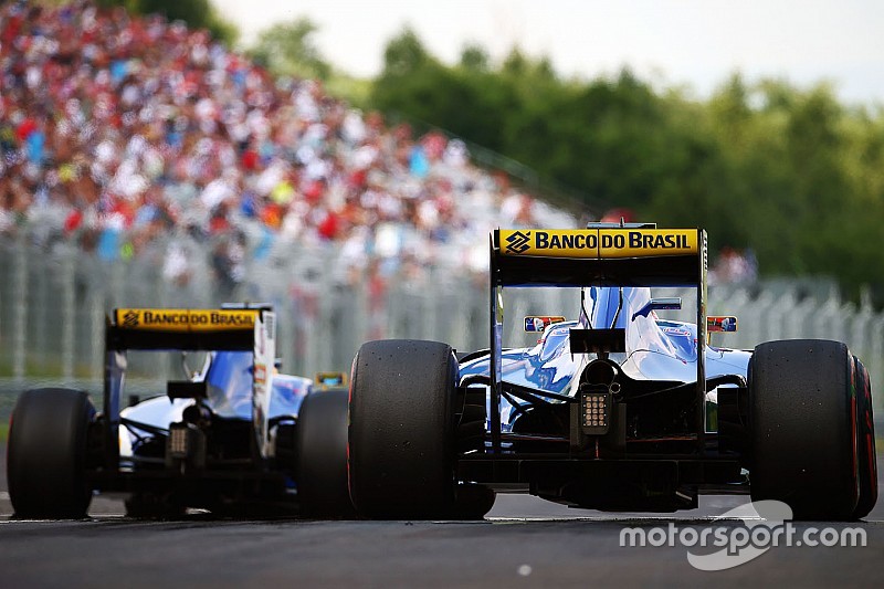 Felipe Nasr, Sauber C35 and Marcus Ericsson, Sauber C35