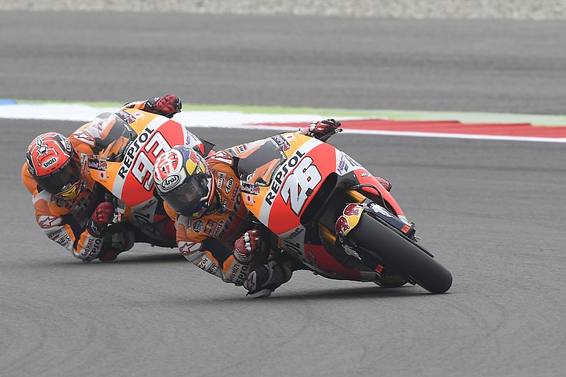 Dani Pedrosa, Repsol Honda Team y Marc M&aacute;rquez, Repsol Honda Team