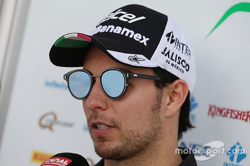 Sergio Pérez, Sahara Force India F1 con los medios