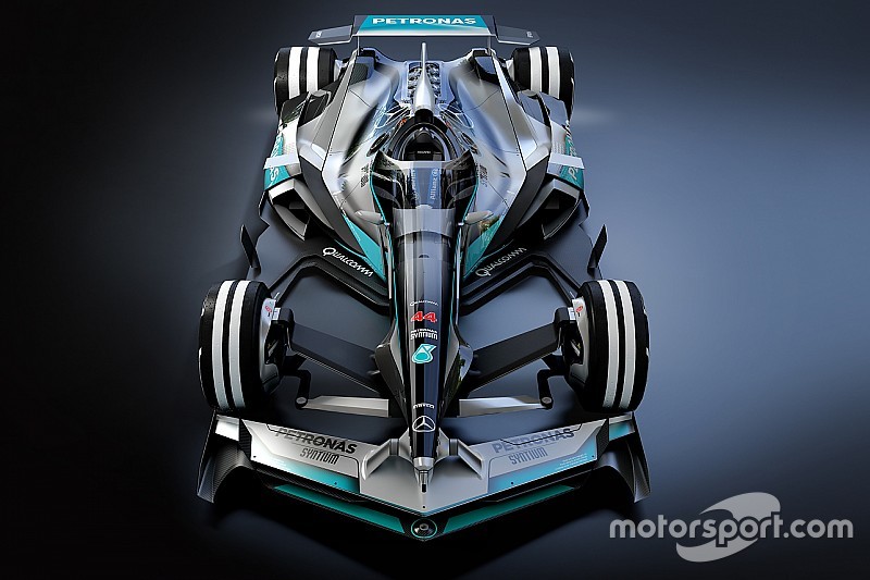 Futuristisch F1-ontwerp 2030: Mercedes