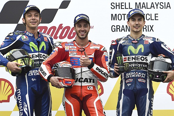 Dovizioso vence segunda na MotoGP; 2º, Rossi garante vice