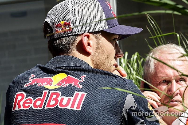 Pierre Gasly, Red Bull Racing Third Driver with Dr Helmut Marko, Red Bull Motorsport Consultant