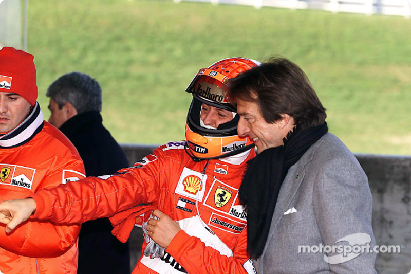 Michael Schumacher and Luca di Montezemelo