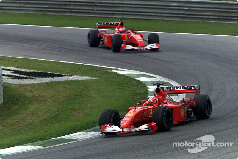 Michael Schumacher y Rubens Barrichello