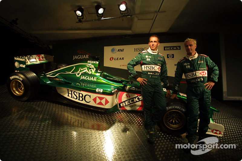 Luciano Burti and Eddie Irvine