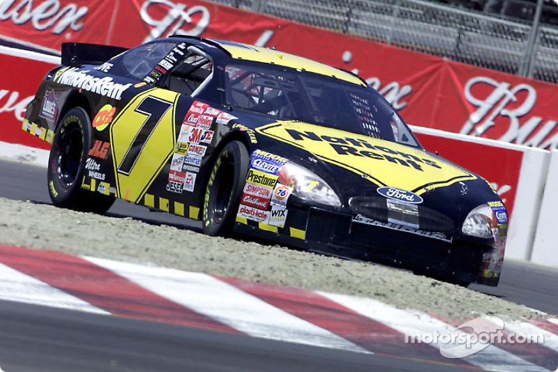 Robby Gordon takes over the driving duties of the Nations Rent Ford Taurus for the road course event at Sears Point