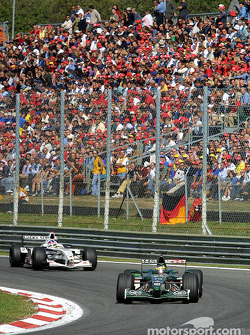 Pedro de la Rosa et Jacques Villeneuve