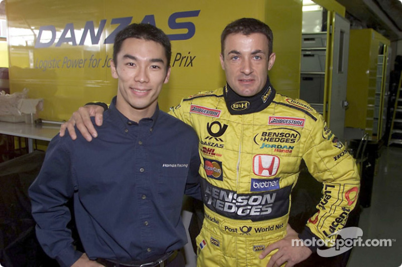 Takuma Sato et Jean Alesi