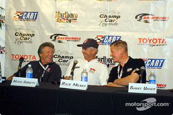 Champ car legends: Mario Andretti, Rick Mears and Bobby Unser