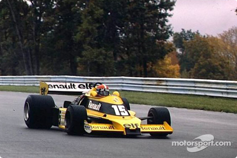 Renault enters Formula 1: Jean-Pierre Jabouille with Renault RS 01