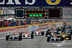 start: Damon Hill, Alain Prost, Ayrton Senna ve Michael Schumacher