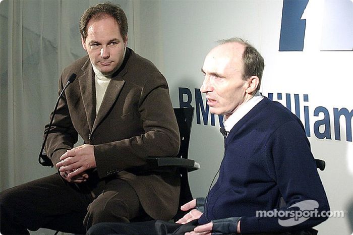 Gerhard Berger y Frank Williams