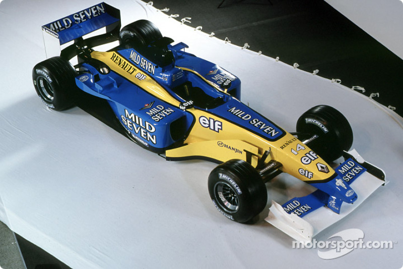 La nouvelle Renault F1 R202 de la saison 2002