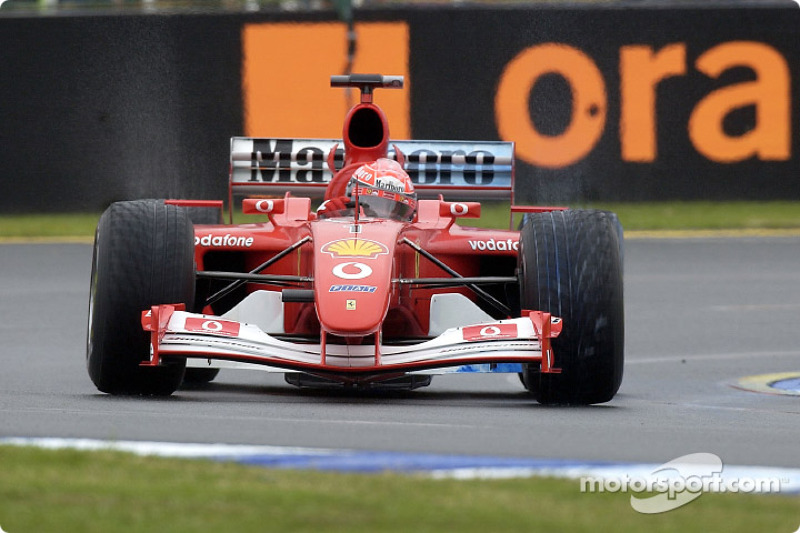 Michael Schumacher en la sesión matutina