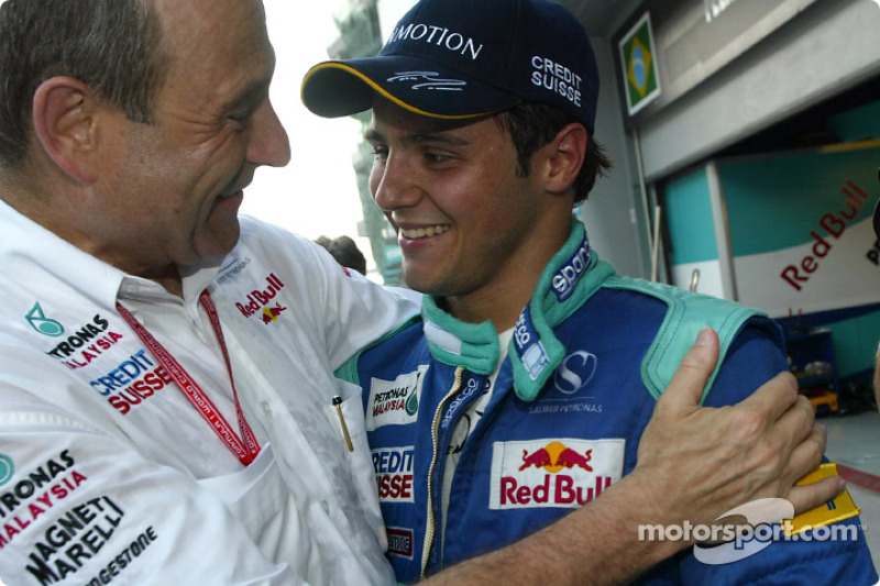 Peter Sauber en Felipe Massa