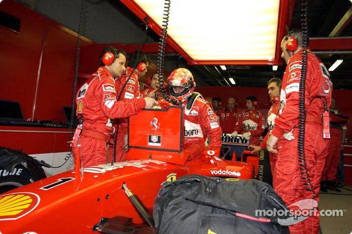 Michael Schumacher se prepara