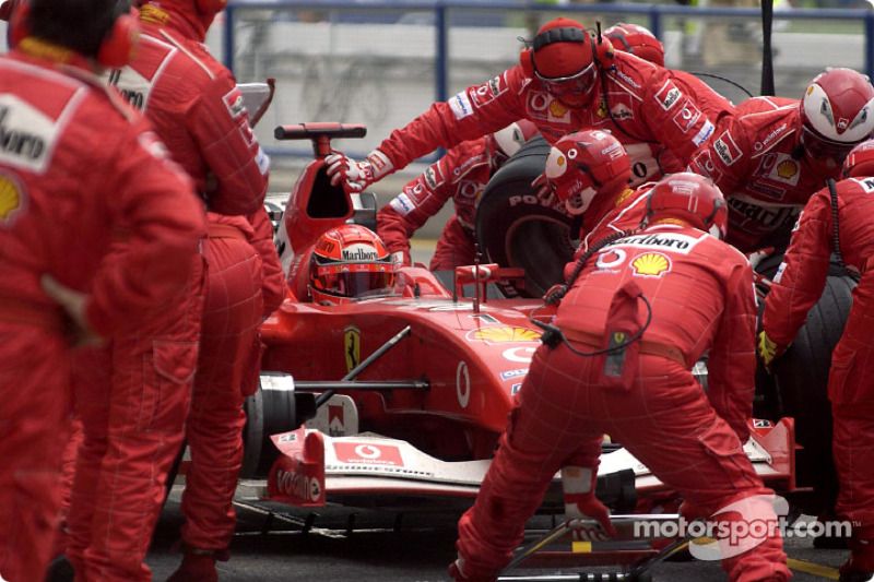 Pitstop Michael Schumacher