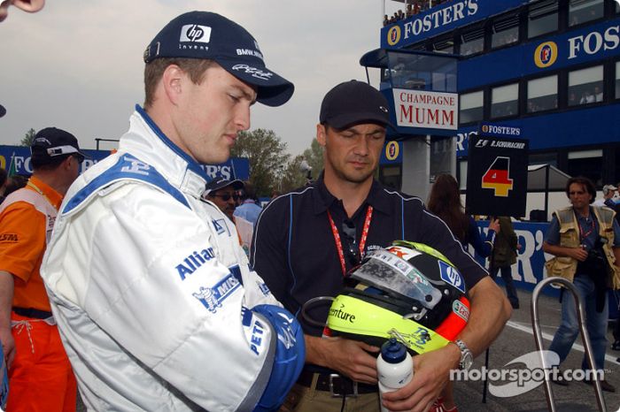Ralf Schumacher en la parrilla de salida