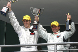 Podium: Adam Sharpe and Neil Cunningham