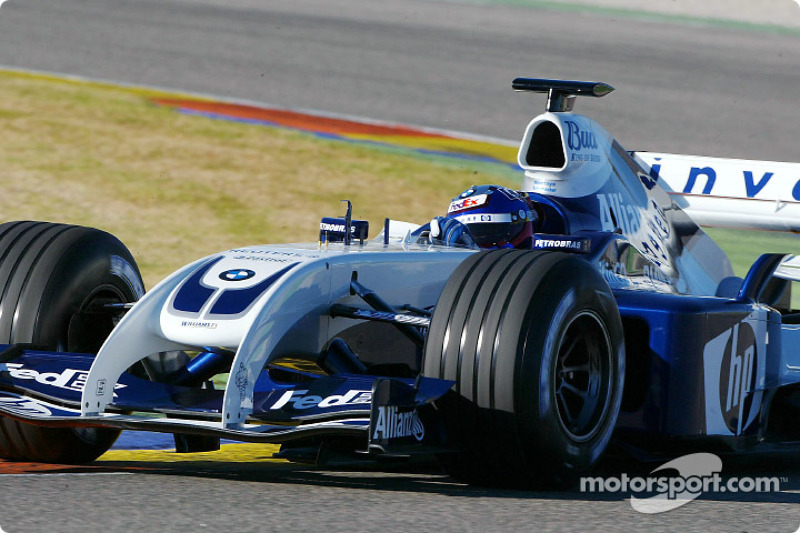 Хуан-Пабло Монтойя тестує новий Williams FW26 BMW