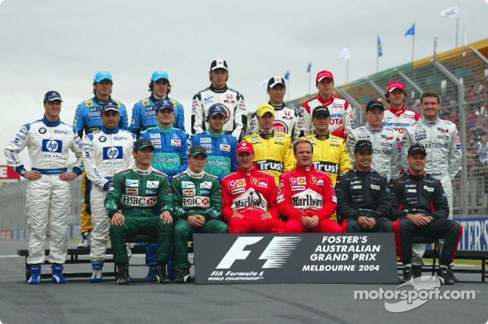 La clase de 2004: pilotos del Campeonato de Fórmula 1 de la FIA 2004