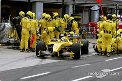 Arrêt aux stands pour Giorgio Pantano