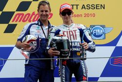 Podio: Wilco Zeelenberg, team manager de Jorge Lorenzo, Fiat Yamaha Team