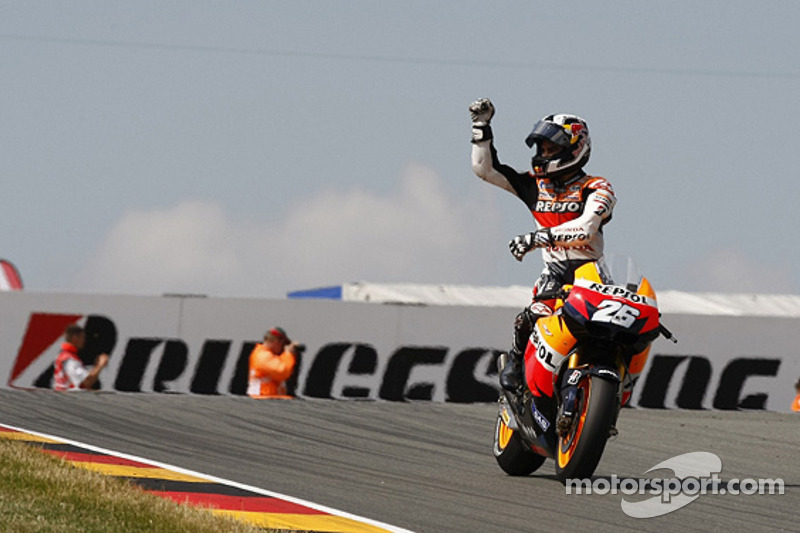 Sieger Dani Pedrosa, Repsol Honda Team, feiert