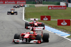 Felipe Massa, Scuderia Ferrari rijdt voor Fernando Alonso, Scuderia Ferrari