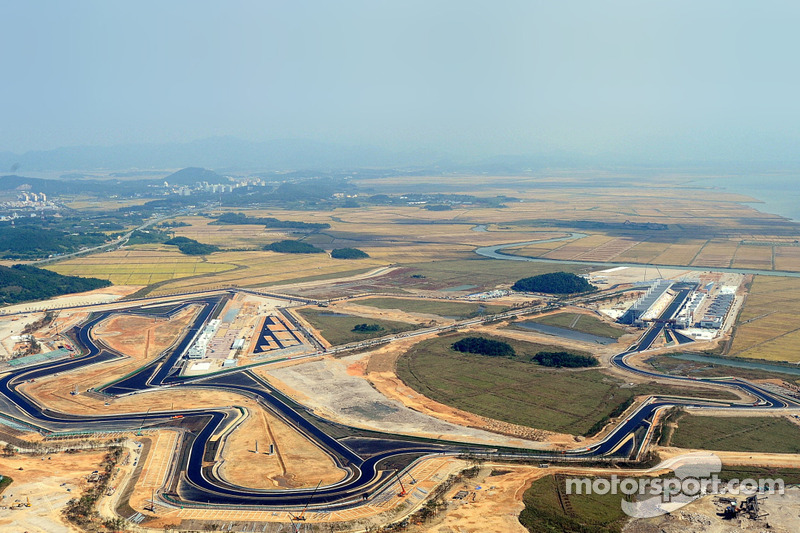 Vue aérienne du Korea International Circuit