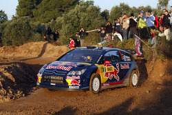 Kimi Raikkonen et Kaj Lindstrom, Citroën C4 WRC, Citroën Junior Team