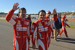 Fernando Alonso and Felipe Massa