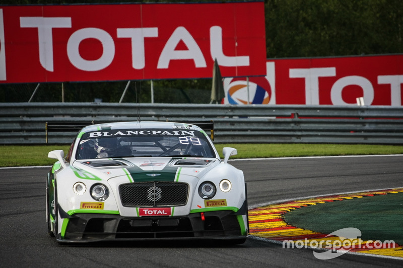 10. #8 Bentley Team M-Sport, Bentley Continental GT3: Andy Soucek, Wolfgang Reip, Maxime Soulet