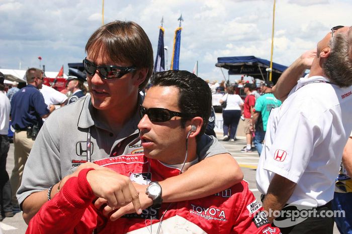 Adrián Fernández y Helio Castroneves