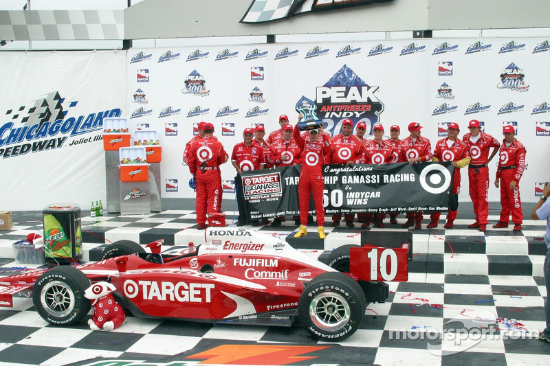 Victory lane: Team Ganassi celebrates its 50th win