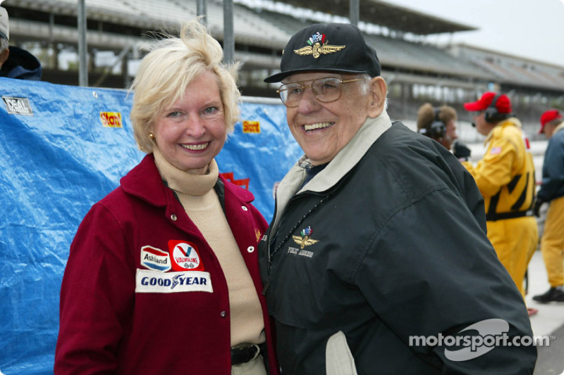 Janet Guthrie y Tom Carnegie