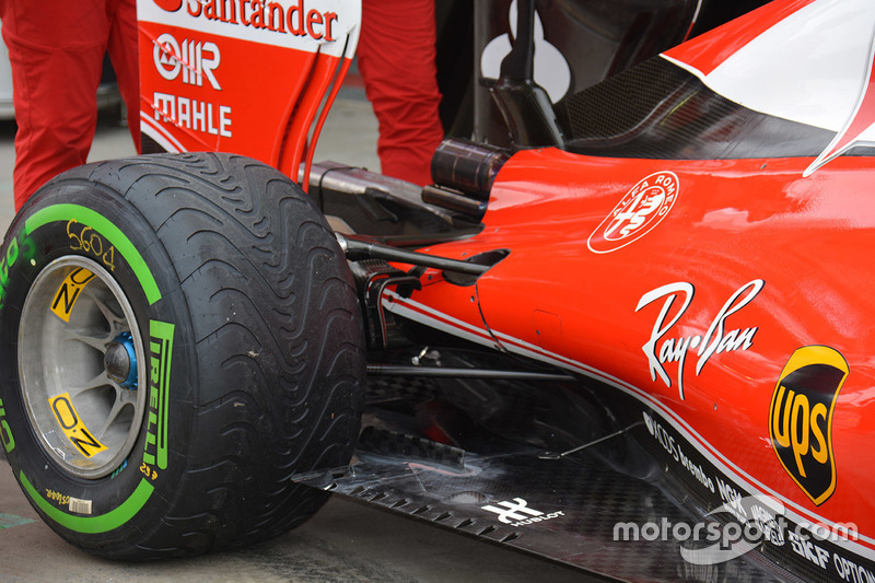 Ferrari SF-16H: Winglets an der Hinterbremse