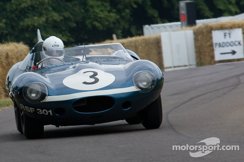 Classic Jaguar D Type At Goodwood Festival Of Speed On September