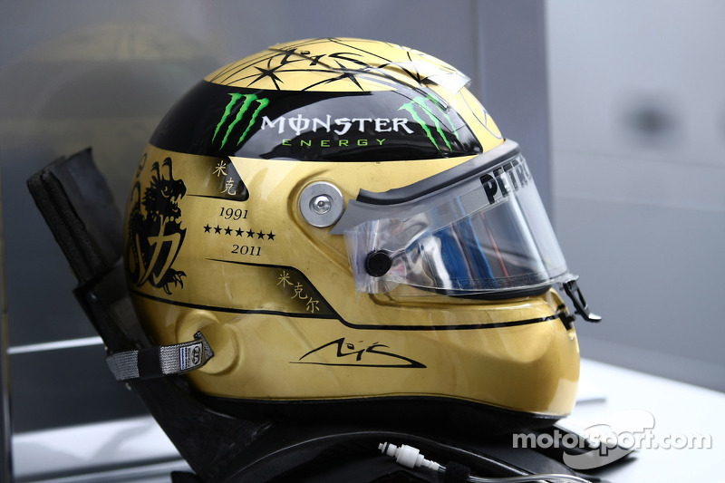 Special edition Michael Schumacher, Mercedes GP F1 Team helmet