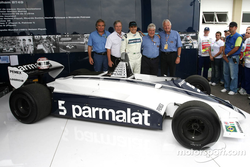 Nelson Piquet, Charlie Whiting, and Herbie Blash