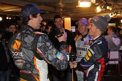 Michael Schumacher, Sebastian Vettel e Travis Pastrana