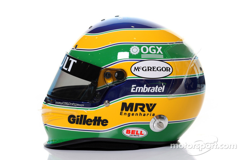 Helm von Bruno Senna, Williams F1 Team