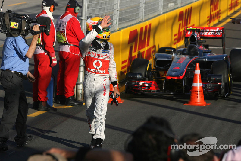 Pole position for Lewis Hamilton, McLaren Mercedes