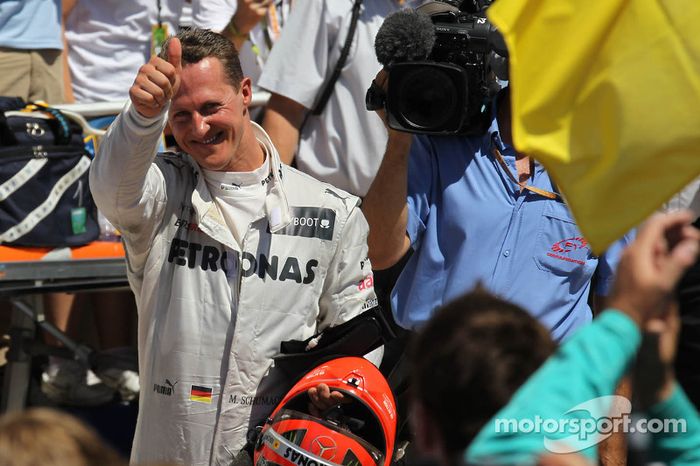 Tercer lugar Michael Schumacher, Mercedes AMG Petronas