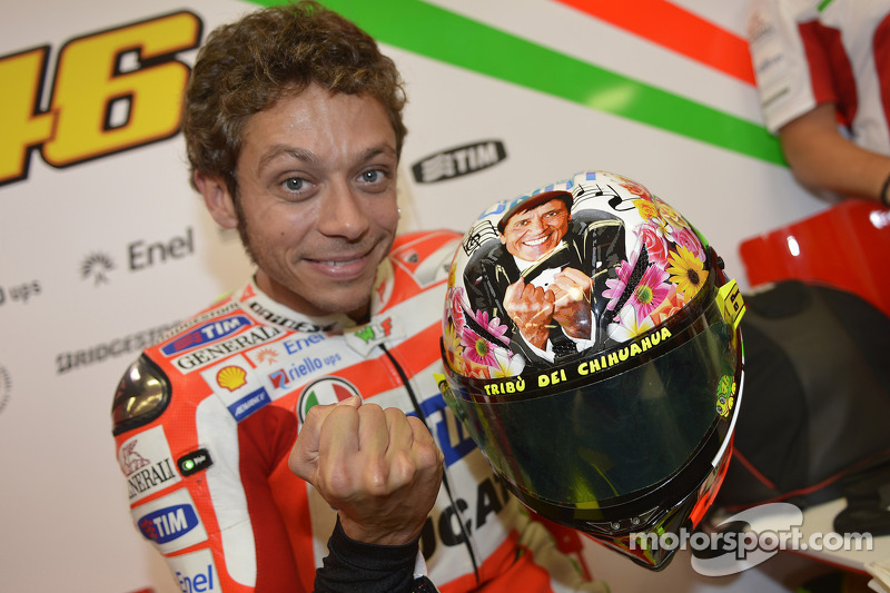 Casco de Valentino Rossi (2012)