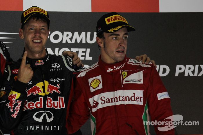 83- Fernando Alonso, 3º en el GP de Singapur 2012 con Ferrari