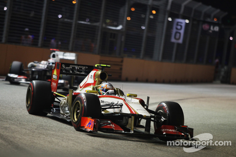 2012 - 31e tour : L'accident de Narain Karthikeyan